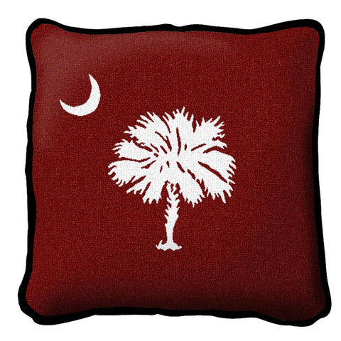 Palmetto Moon Red Pillow