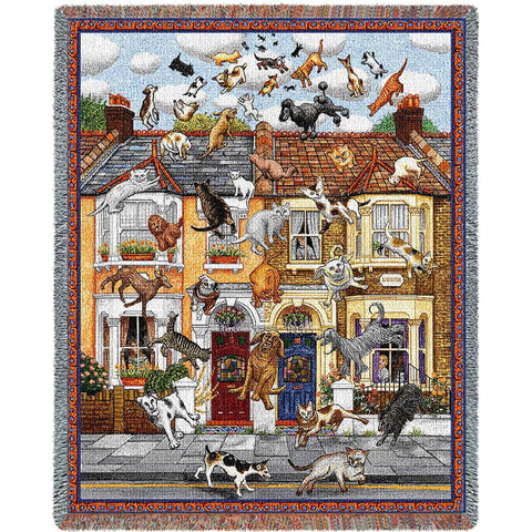 Raining Cats and Dogs Blanket