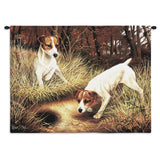 Jack Russell Terrier Wall Tapestry with Rod