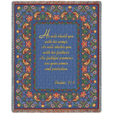 Psalms 91:4 Blanket