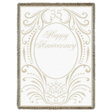 Anniversary Scroll 35 Years Blanket