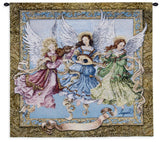 Angelic Trio Wall Tapestry With Rod