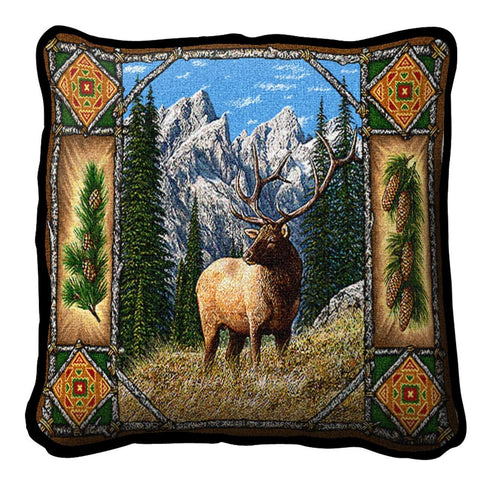 Elk Lodge Pillow
