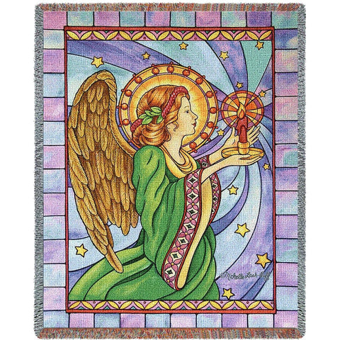 Stain Glass Angel Blanket