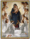 The Virgin with Angels Blanket