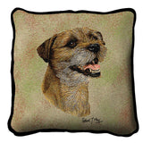 Border Terrier II Pillow