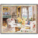 Sun Filled Chintz Tapestry Blanket