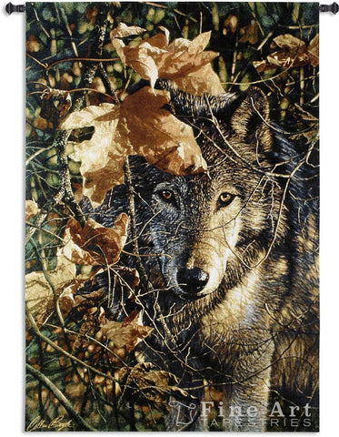 Autumn Eyes Wall Tapestry