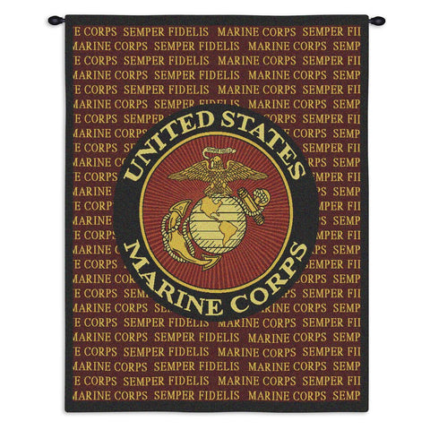 Semper Fi Wall Tapestry With Rod