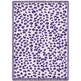 Fun Leopard Purple Blanket