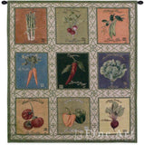 Vintage Veggies Tapestry Wall Tapestry