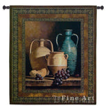 Jugs On A Ledge Wall Tapestry