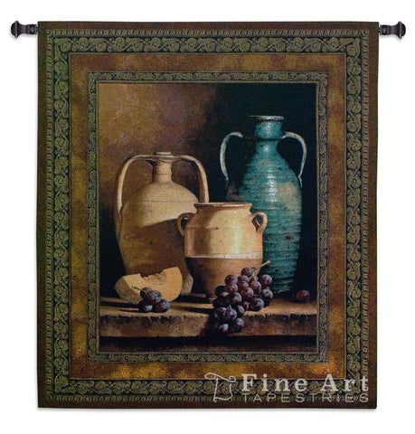 Jugs On A Ledge Wall Tapestry