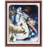 Santa and Polar Bears Blanket