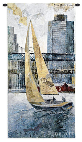 Sailing In The Afternoon Wall Tapestry