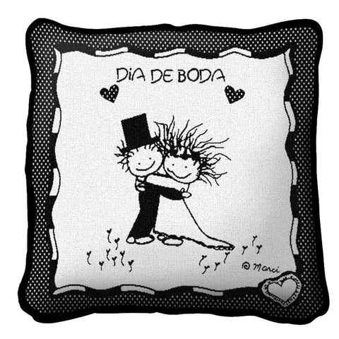Wedding Day Spanish Pillow