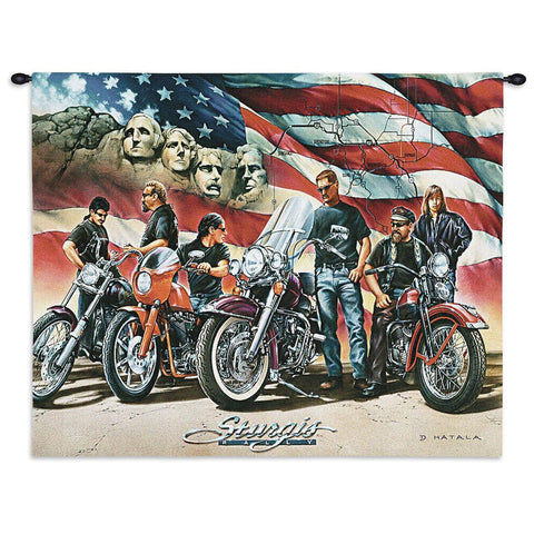 Sturgis Wall Tapestry With Rod