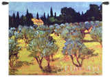 Les Olives Printemps Wall Tapestry
