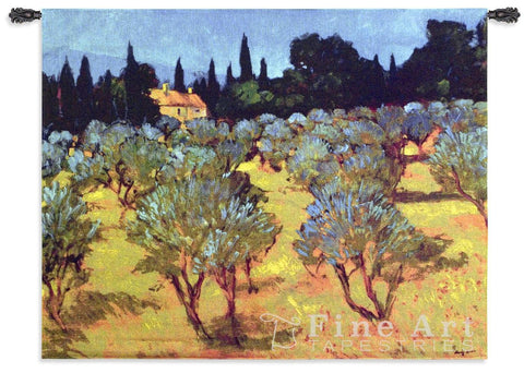 Les Olives Printemps Wall Tapestry