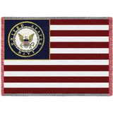 Navy Flag Blanket