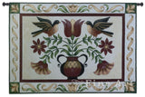 Folk Robins Wall Tapestry