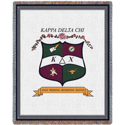 Kappa Delta Chi Crest Blanket