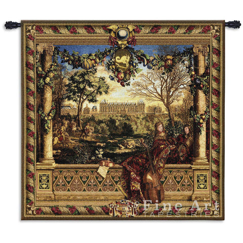 Le Chateau de Monceau Wall Tapestry