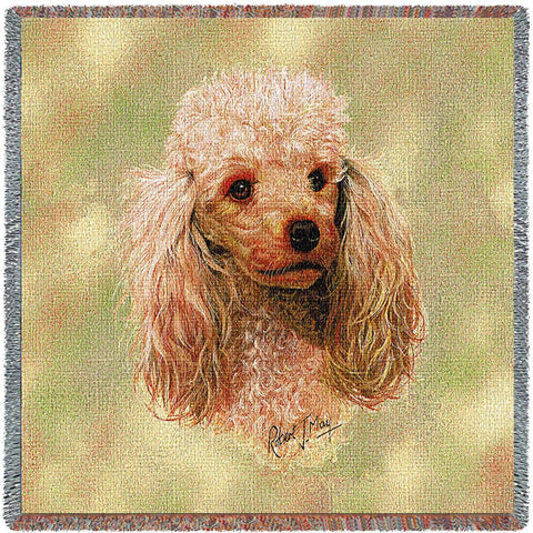 Poodle Cream Small Blanket