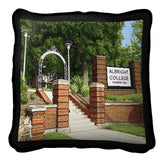 Albright College Campus Gate Pillow