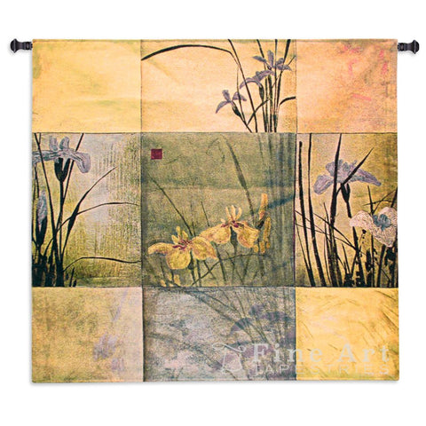 Iris Nine Patch Small Wall Tapestry