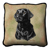 Labrador Retriever Black Pillow