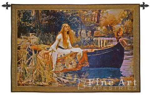 The Lady of Shalott Small Wall Tapestry