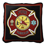 Firefighter Shield Pillow