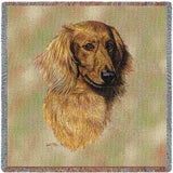 Long-haired Dachshund Red Small Blanket