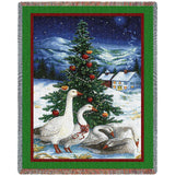 Christmas Goose Blanket