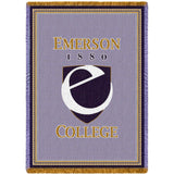 Emerson College Seal Stadium Blanket