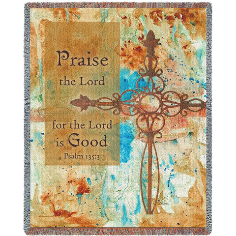 Praise Crosses Blanket