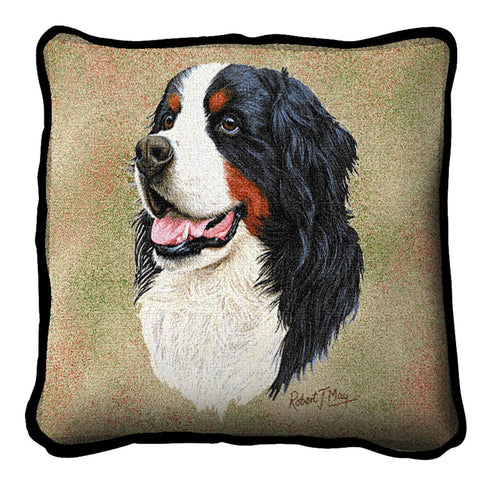 Bernese Mountain Dog Pillow Cover