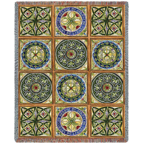Rosette Tapestry Blanket