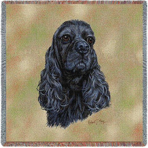 Cocker Spaniel Black Small Blanket