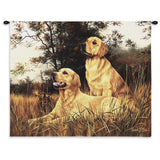Golden Retriever Wall Tapestry with Rod