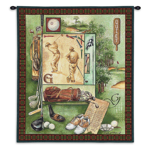 Quiet Wall Tapestry With Rod
