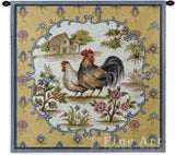 Roosters II Wall Tapestry