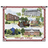 Albright College Campus Wall Tapestry With Rod