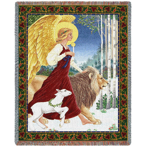 Angel and Lamb Blanket