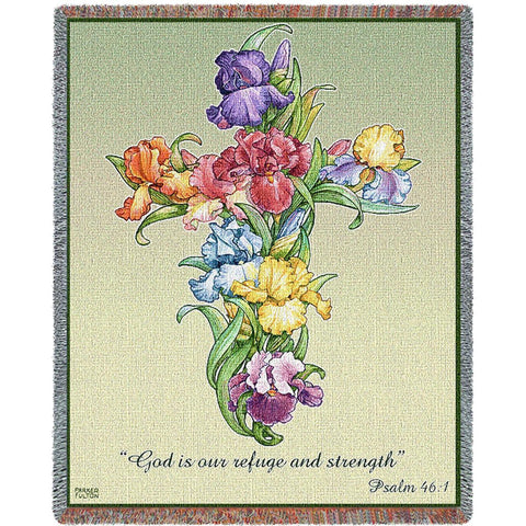 Iris Cross Blanket