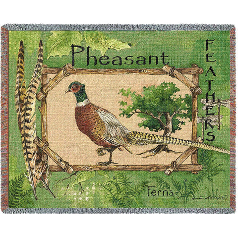 Pheasant Feathers Blanket
