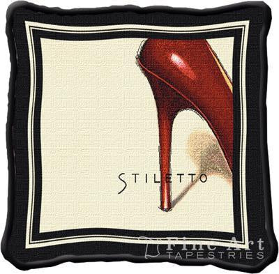Red Stiletto Pillow