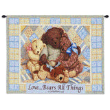 Love Bears Wall Tapestry With Rod