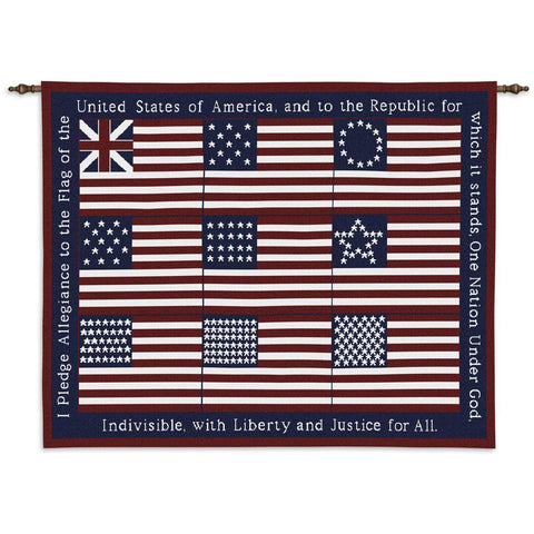 Pledge Wall Tapestry With Rod